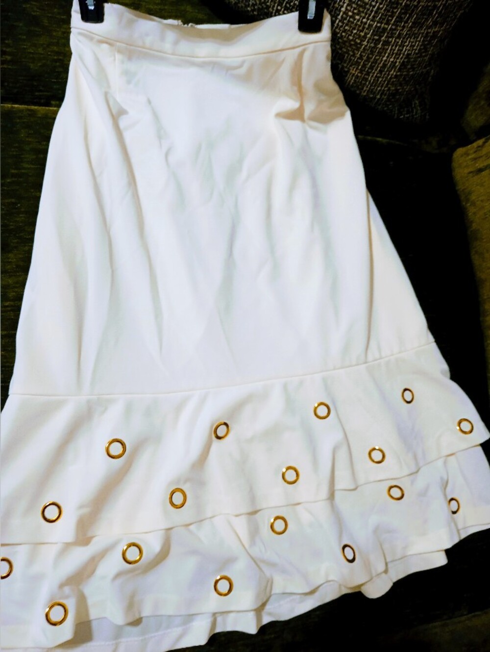 Net Isle Of BONITA :IVORY N GOLD RIVETS SET - Picture 5 of 7